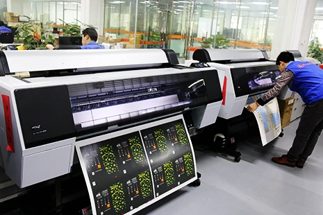 Samples printing for paper packaging 