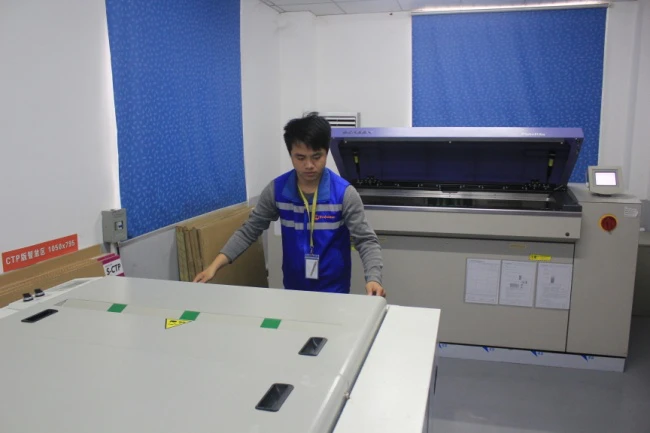 CTP output in printing packaging factory